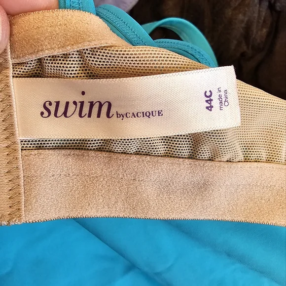 Cacique bra style takini top 44C - Picture 2 of 5